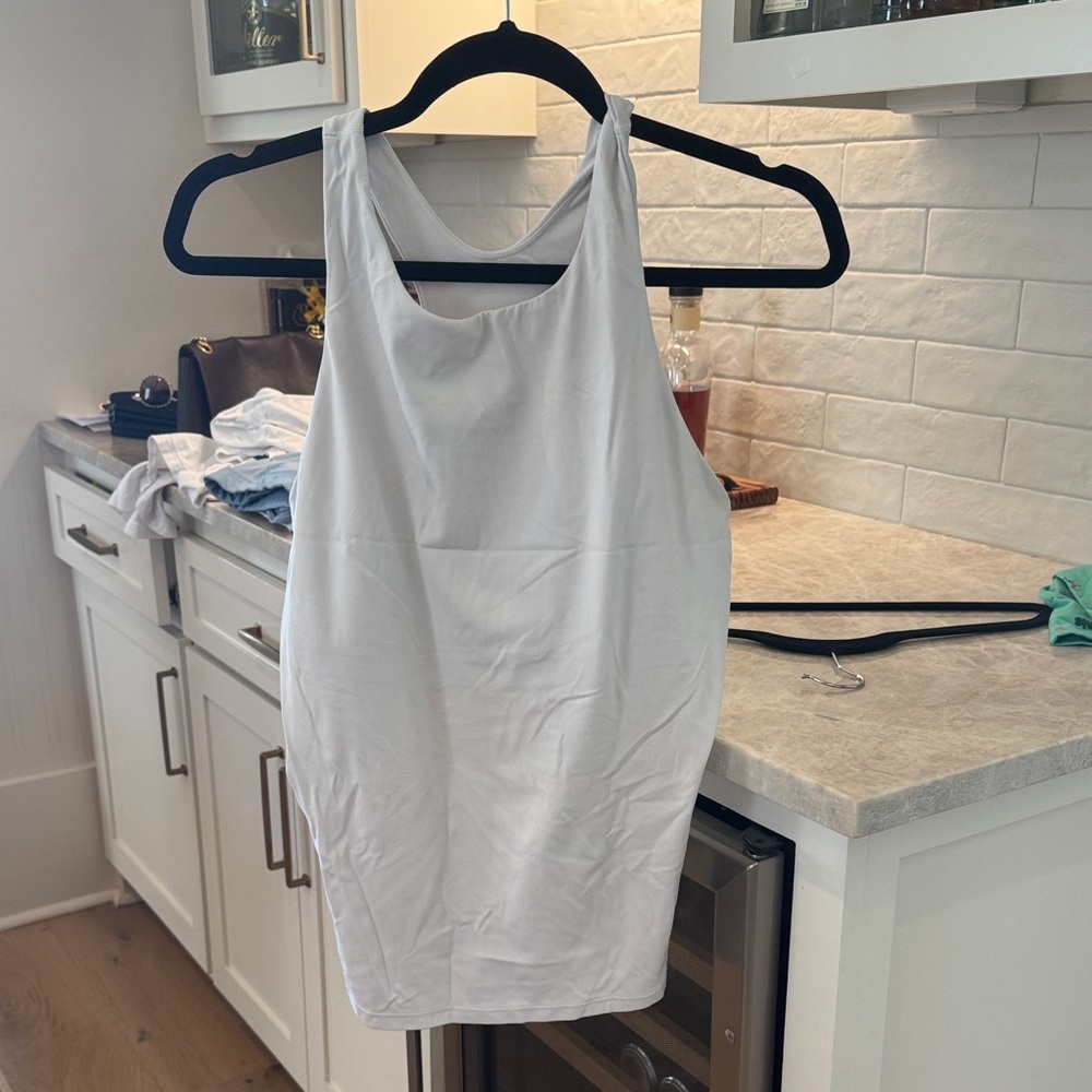 CRZ YOGA White Racerback Performance Tank Top